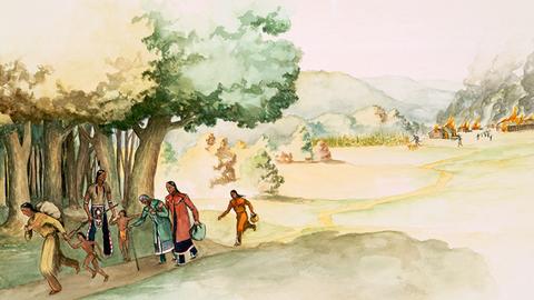 Sullivan's Campaign Watercolor by Ernest Smith